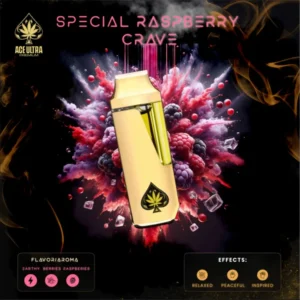 Ace Ultra Premium Vape – Special Raspberry Crave 2g